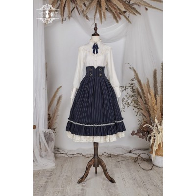 Miss Point Rose Doll SP Striped High Waist Corset Skirt(Reservation/Full Payment Without Shipping)